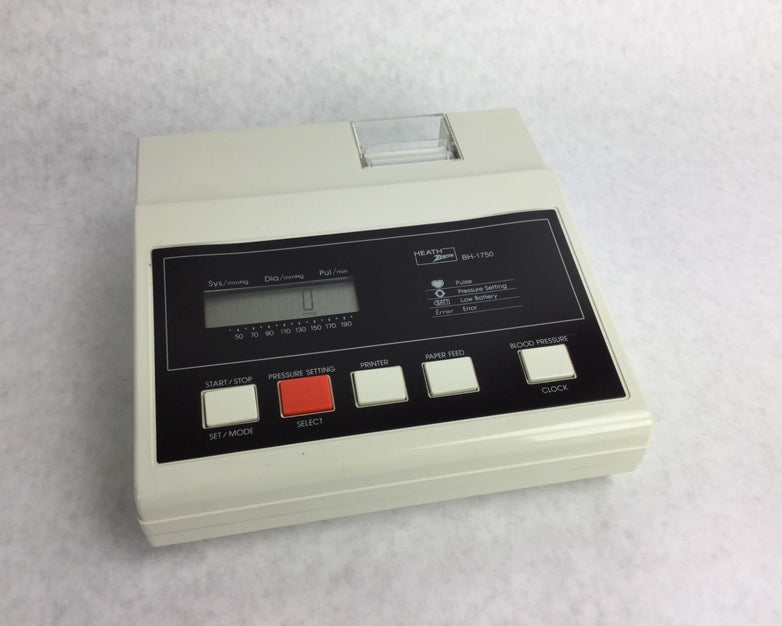 Heath Zinith BH-1750 Blood Pressure and Pulse Rate  Powers On  Parts Repair ONLY