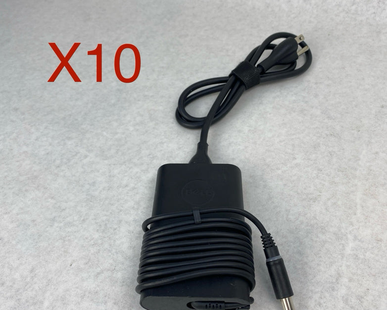 Dell LA65NM130 65W AC Adapter Lot of 10 W/ Power Cord