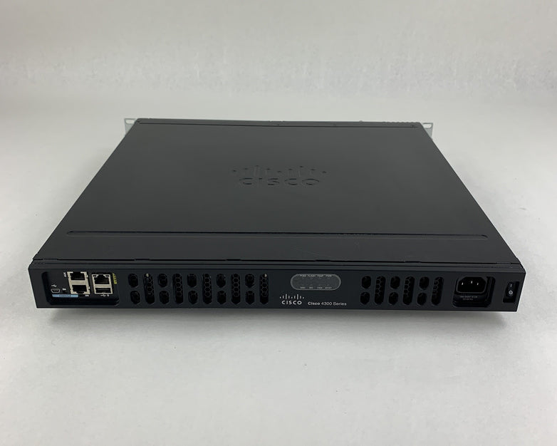 Cisco ISR4331/K9 Router Tested Reset W/ IPBase SecurityK9 License Rack Ears