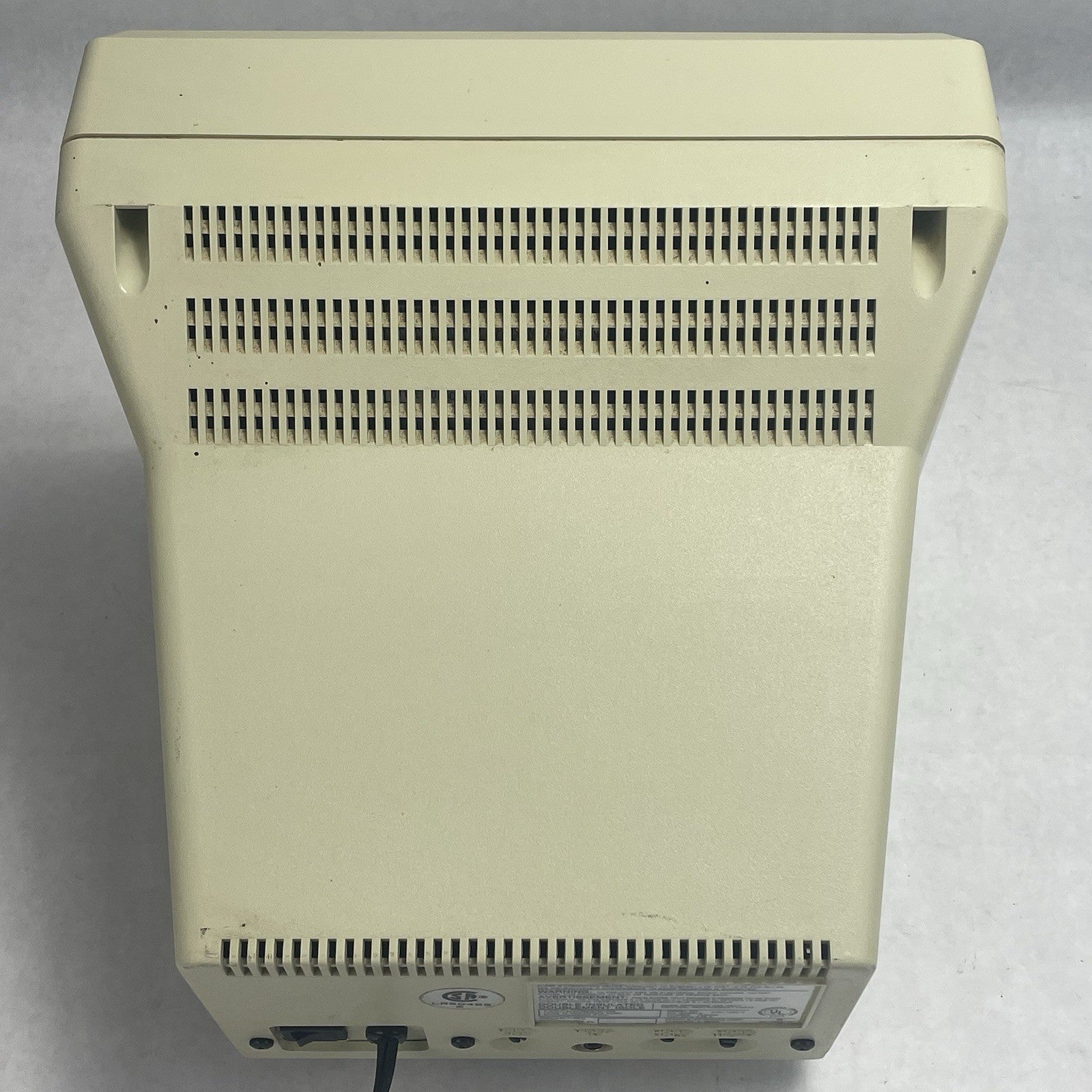 Zenith ZVM-1220-A 12" Amber Composite CRT Monitor Retro Tested Working8