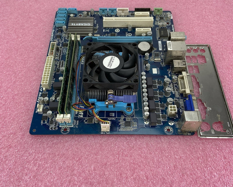 Gigabyte GA-A55M-S2V Motherboard AMD A4-3300 2.5GHz 6GB RAM w/IO Shield
