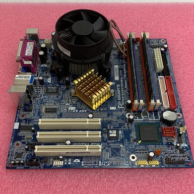 Gigabyte 81865GVMK-775 Motherboard Intel Pentium 4 3GHz 1GB RAM w/Shield