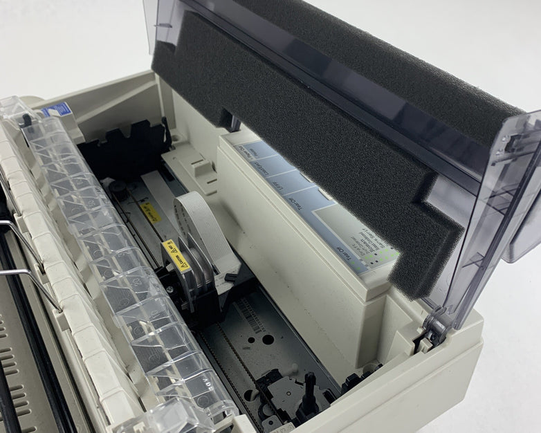 Epson LX-300+II P170B Dot Matrix 9-Pin Printer Bad Paper Feed Tested No Ribbon