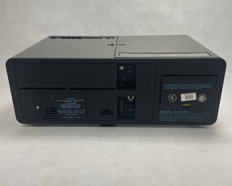 Dukane PRO120 Slide Viewer/ Projector with Audio Tape Sync For Parts Or Repair