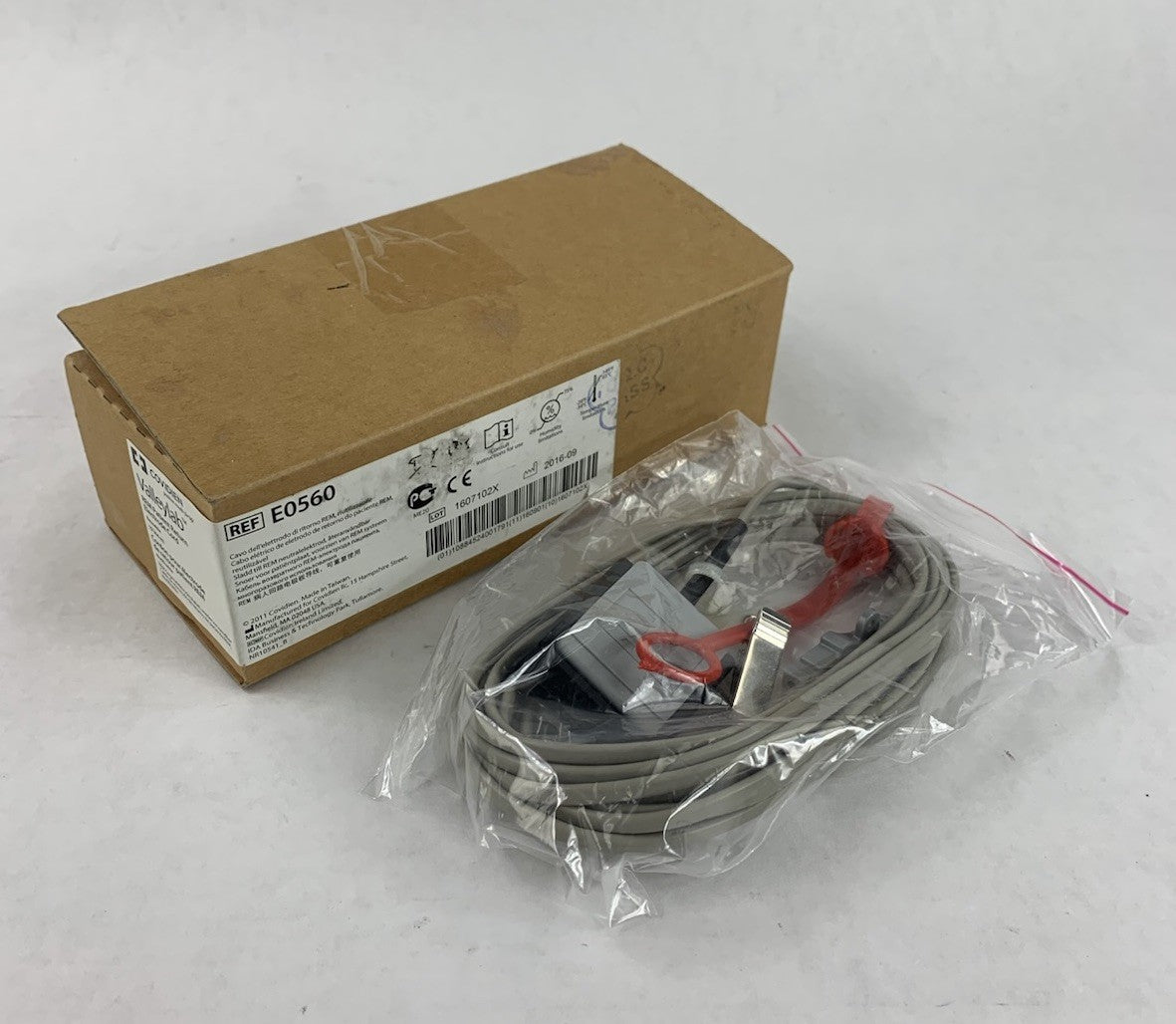Valleylab E0560 REM Patient Return Electrode Cord - New Open Box0