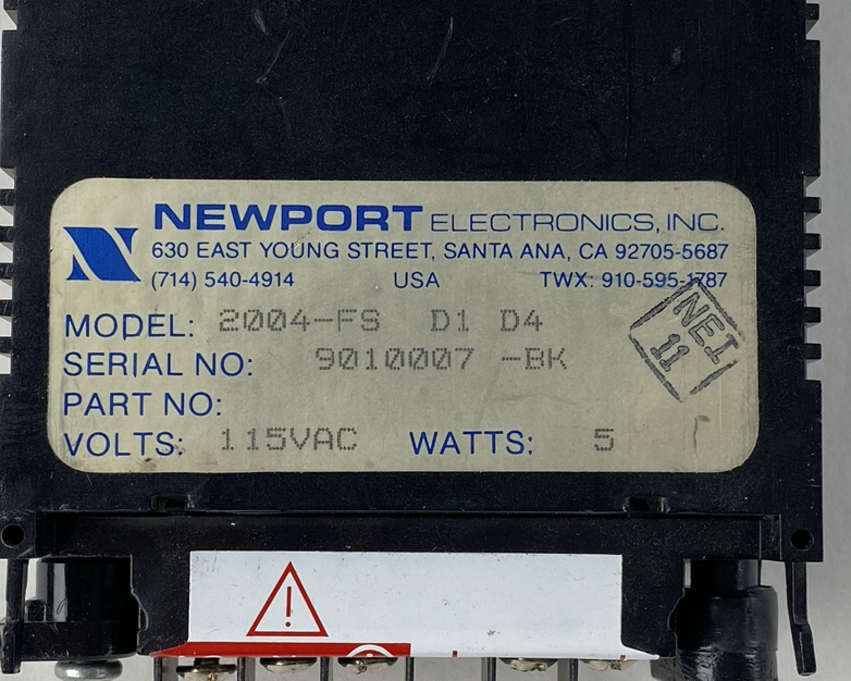 Newport Electronics 2004-FS D1 D4 Digital Meter