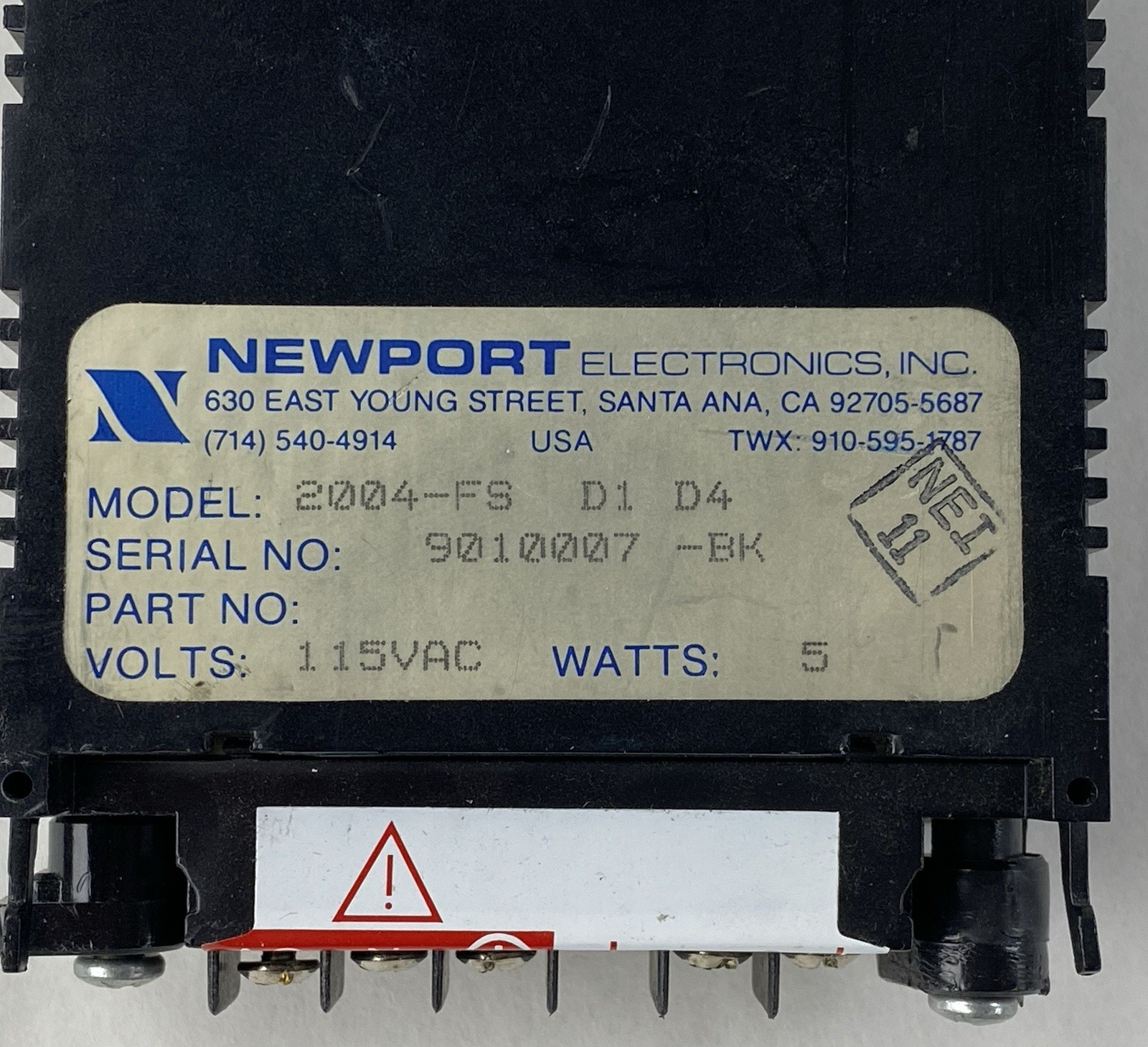 Newport Electronics 2004-FS D1 D4 Digital Meter