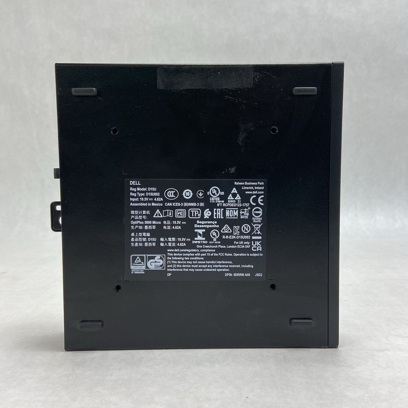 Dell Optiplex 5000 Micro Intel Core i5-12500T 4.4GHz 8GB RAM No HDDOSAC4