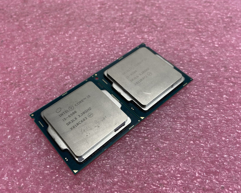 lot of 2 Intel Core i5-6500 SR2L6 3.2GHz Desktop CPU