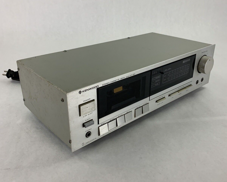 Vintage Kenwood KX-50 Stereo Cassette Deck For Parts and Repair