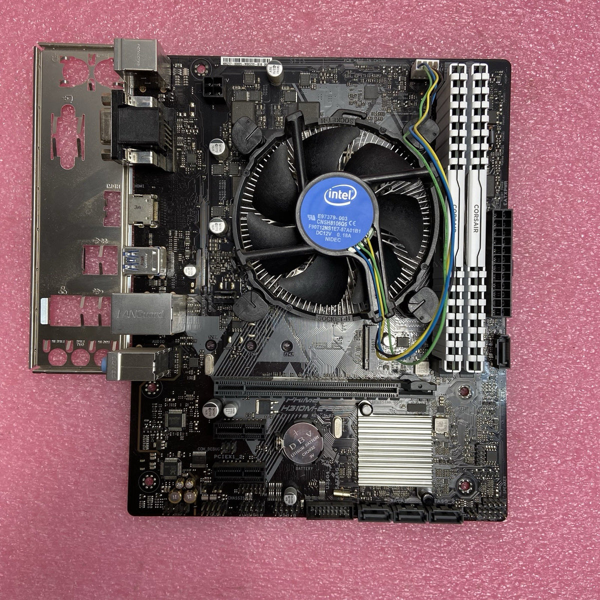ASUS Prime H310M-E R.2 Motherboard Intel Core i5-9400 2.9GHz 16GB RAM w/IO Shiel6