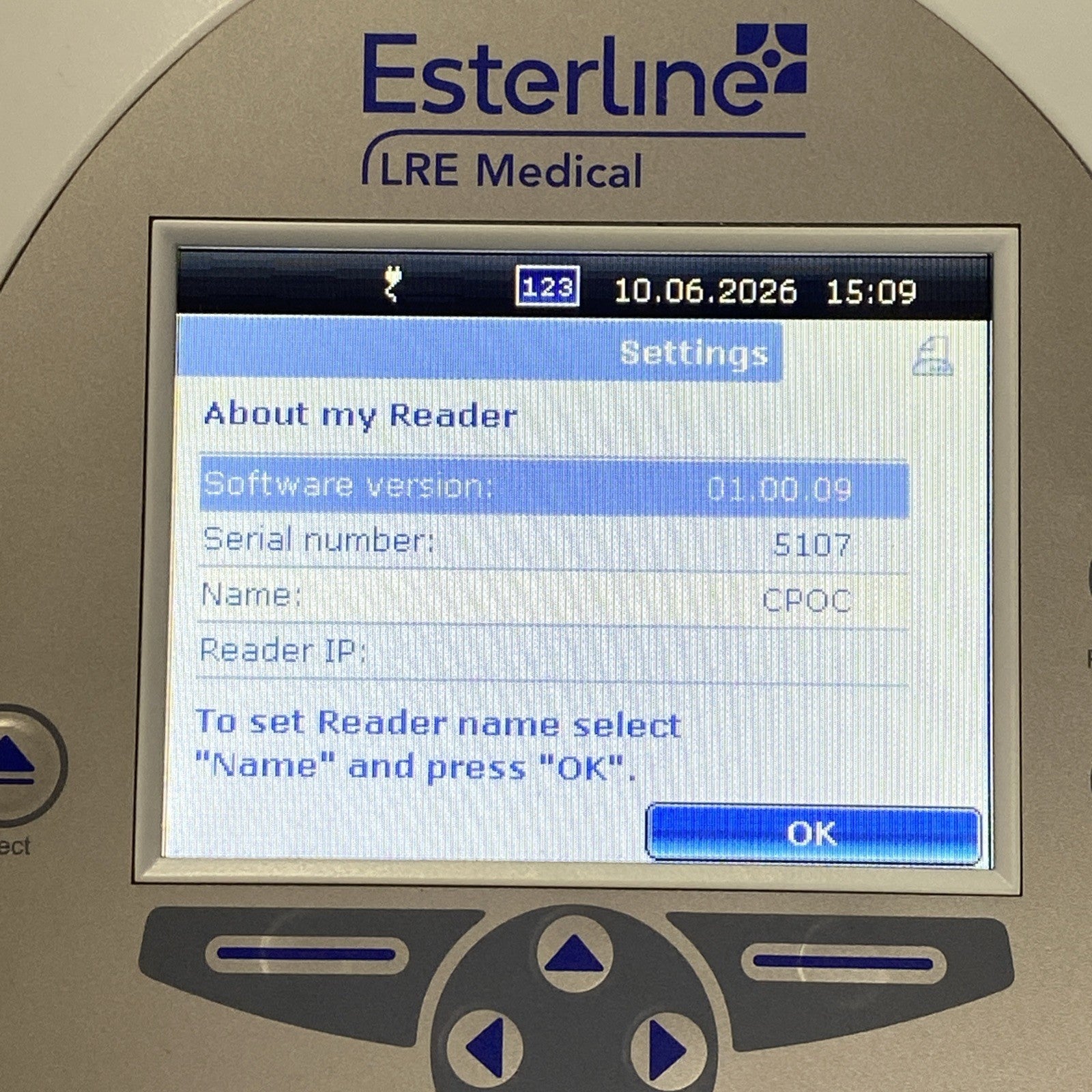 Esterline CPOC Reader for Fluorescence-Based Lateral Flow Immunoassays w/Adapter2