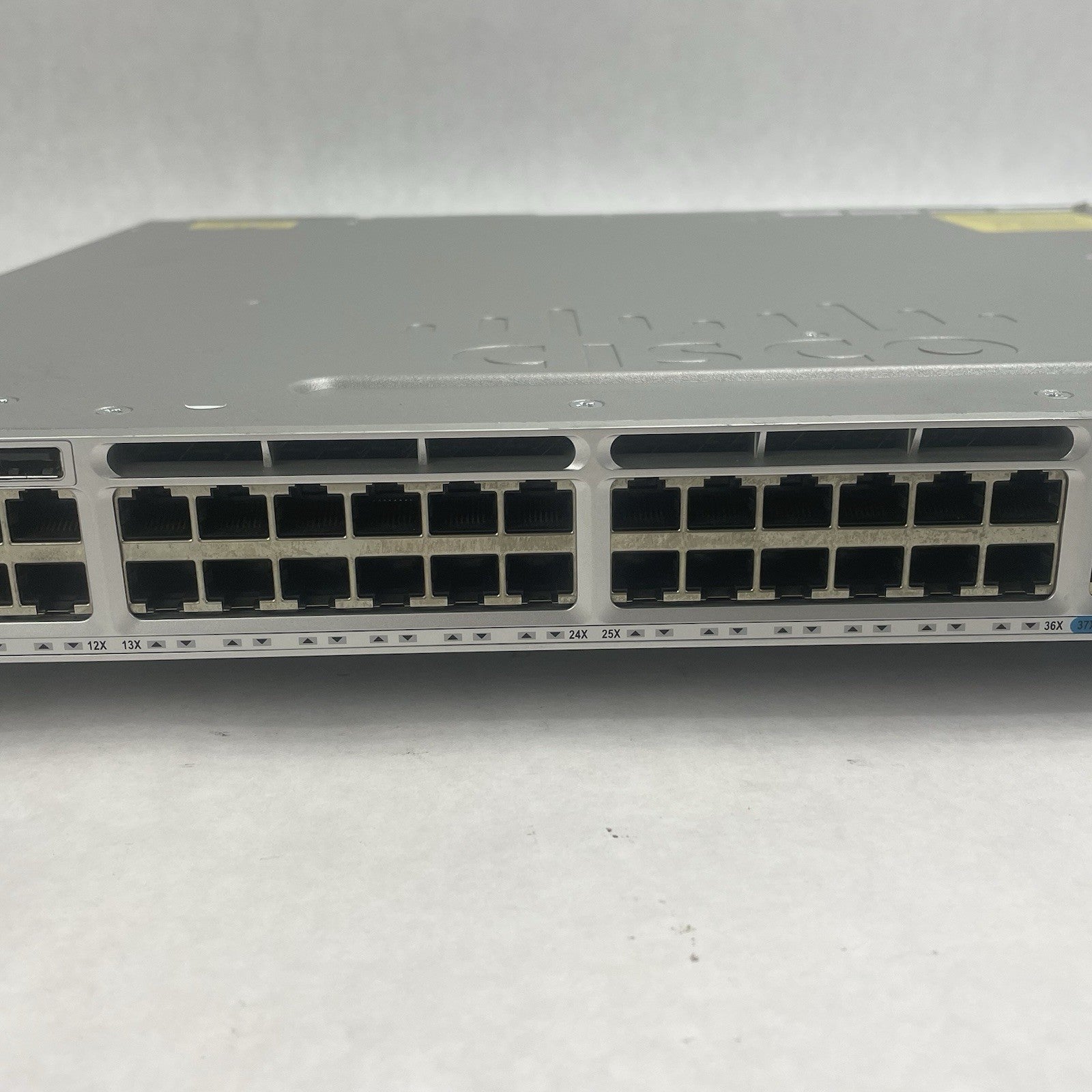Cisco WS-C3850-48P-S 48 V02 Port Switch 2x 1100W PSU Tested & Reset3