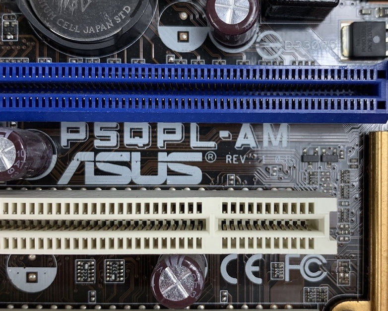 ASUS P5QPL-AM Motherboard Intel Core 2 Duo E7500 2.93GHz 2GB w/ Shield