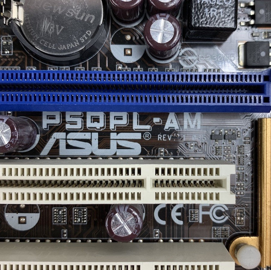 ASUS P5QPL-AM Motherboard Intel Core 2 Duo E7500 2.93GHz 2GB w/ Shield