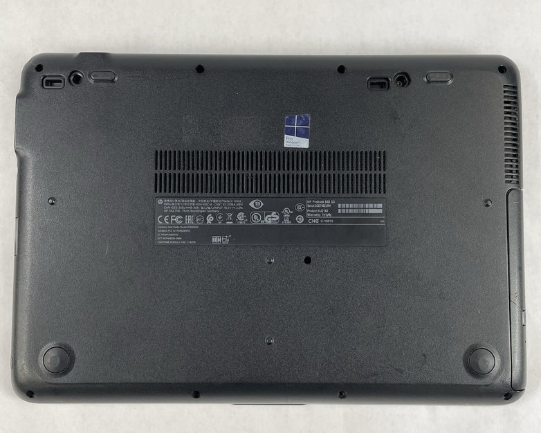 HP ProBook 640 G3 14" i5-7200U 2.50 GHz 8 GB RAM No SSD/OS/AC/Batt - Bad Corner