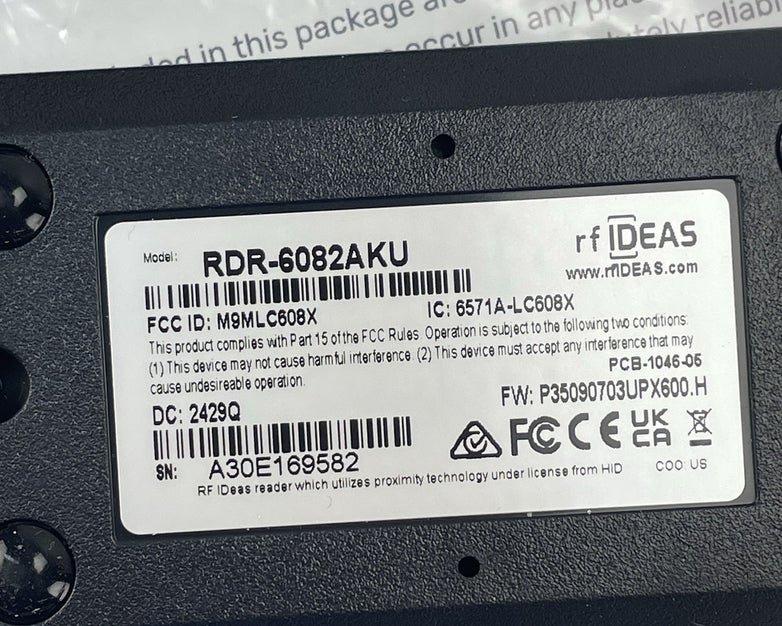 RF IDeas RDR-6082AKU Wave ID Portable Card Analyzer Lot of 3