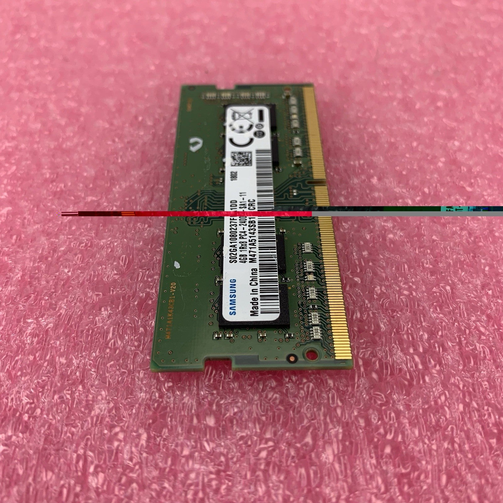 Samsung M471A5143SB1-CRC PC4-2400T-SA1-11 4GB 1Rx8 Desktop Memory RAM Lot of 24