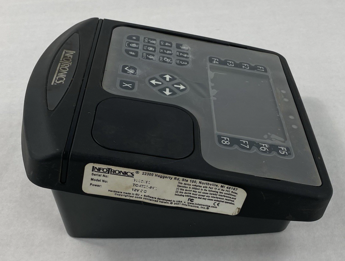Infotronics Model TC-IT32-PIN Time Clock No Power Source