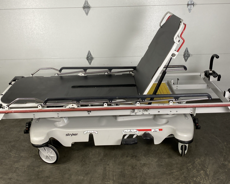 Stryker 1027 Trauma Stretcher Hospital Bed - No Mattress Bad Hydraulic