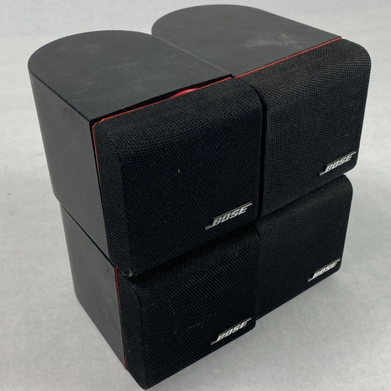 Bose Acoustimass Redline Cube Speaker Untested (Lot of 4)