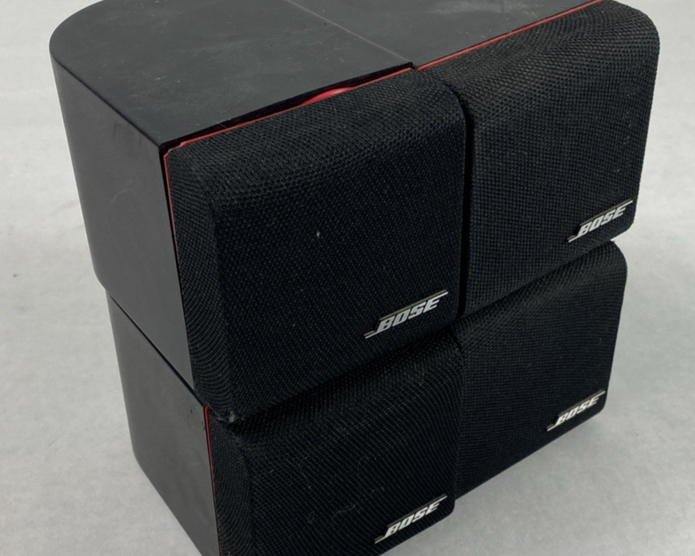 Bose Acoustimass Redline Cube Speaker Untested (Lot of 4)
