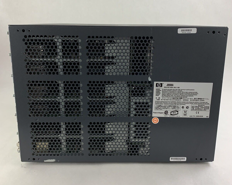 HP ProCurve J8698A 5412zl 8x J8702A 1x J8705A Gig PoE Network Switch Tested