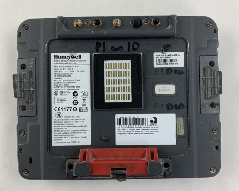 Honeywell Thor VM1C Mount Computer Bad Screens - No Dock No OS No Flash Lot of 3