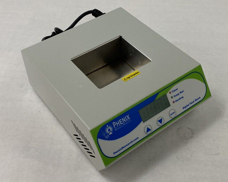 Phenix Research Model BSH1001 Digital Heat Block Dry Bath Power Tested