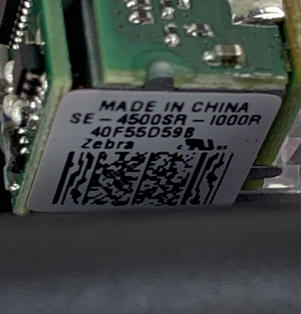 Zebra Symbol SE4500 SE-4500SR-I000R 2D Scan Engine Tested