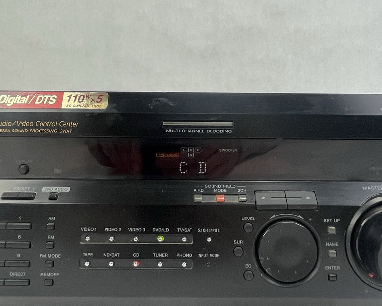 Sony STR-DE475 - Home Theater Digital AV Stereo Receiver 5.1 Channel Tested