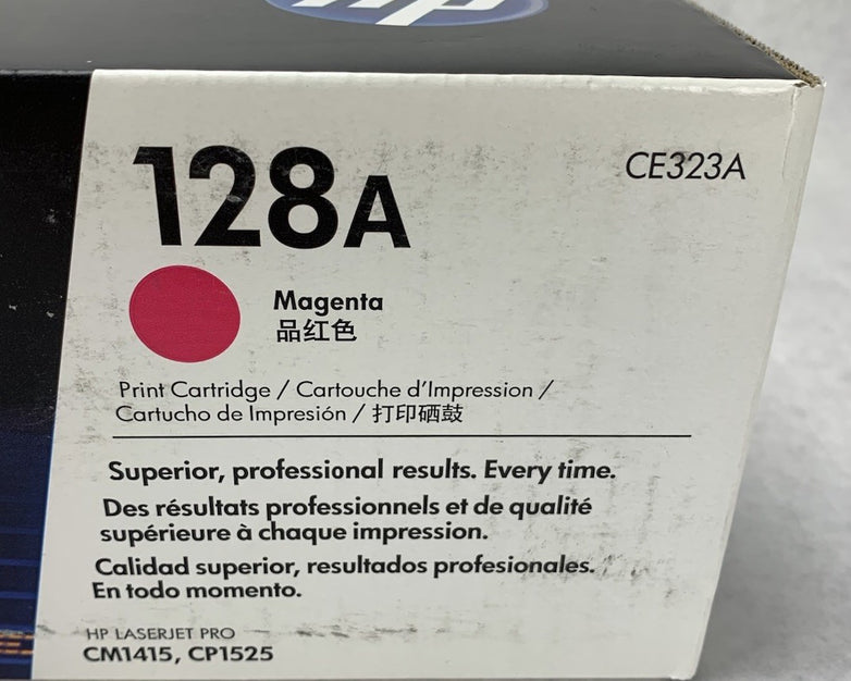 HP LaserJet 128A CE323A Magenta Print Cartridge Exp: Oct 2017