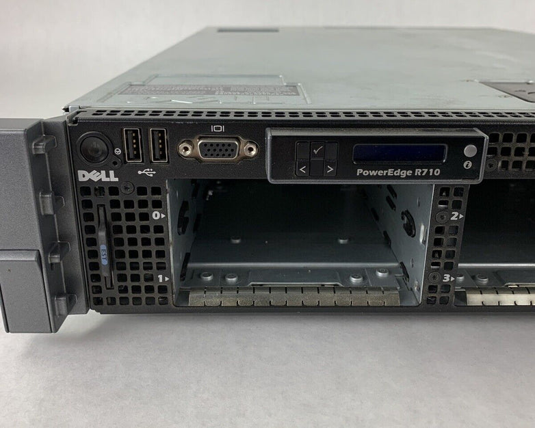 Dell PowerEdge R710 Server x2 Intel Xeon E-5640 2.67 GHz 32 GB RAM No HDD No OS