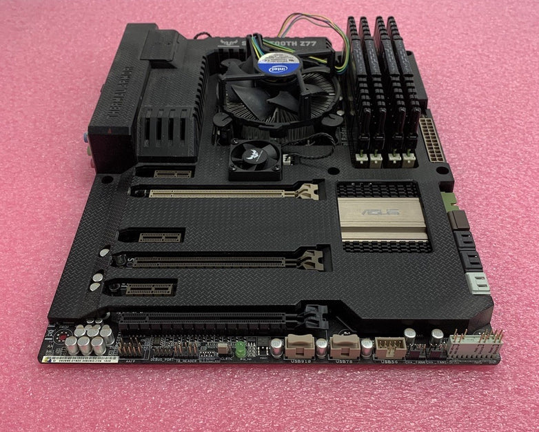 Asus Sabertooth Z77 Motherboard Intel i7-3770 3.4GHz 16GB RAM w/ Shield
