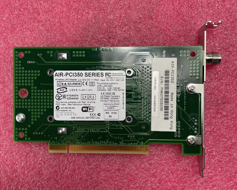 Cisco Aironet 350 Series Wireless Lan Adapter AIR-PCI350
