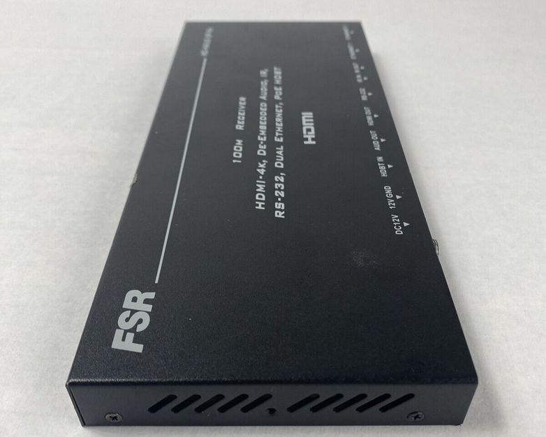 FSR HD-HAUD-SP-Rx 100M Receiver HDMI-4K De-Embedded Audio Untested