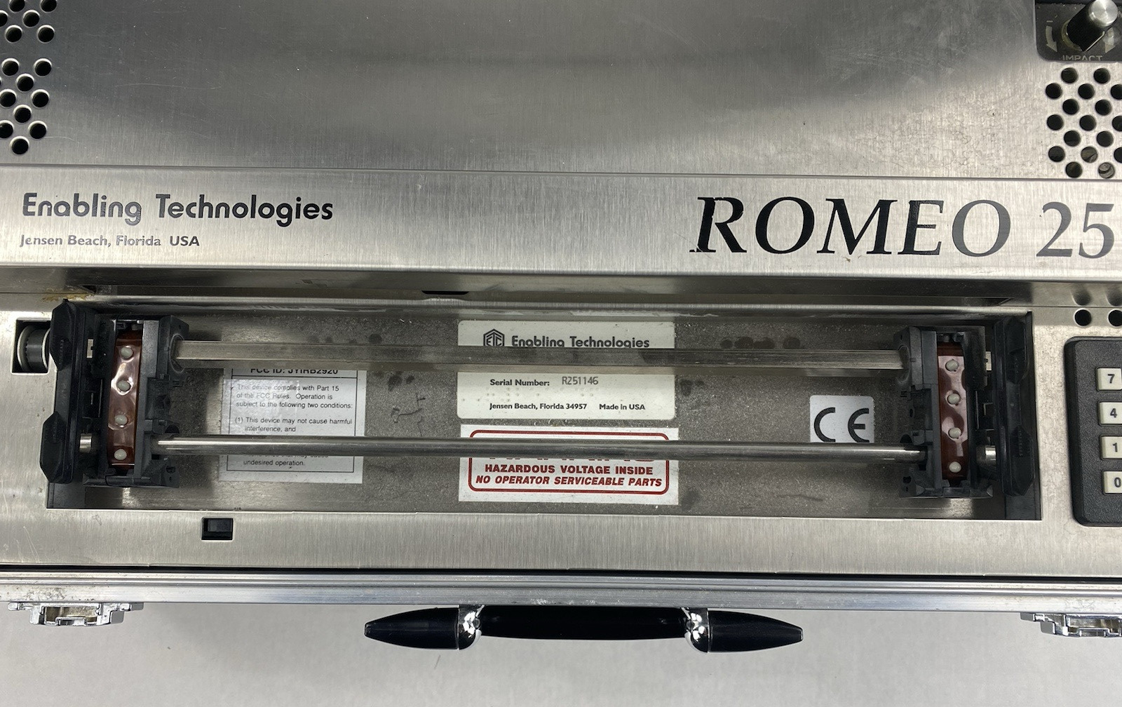 Enabling Technologies Co. Romeo 25 Brailler Power Tested