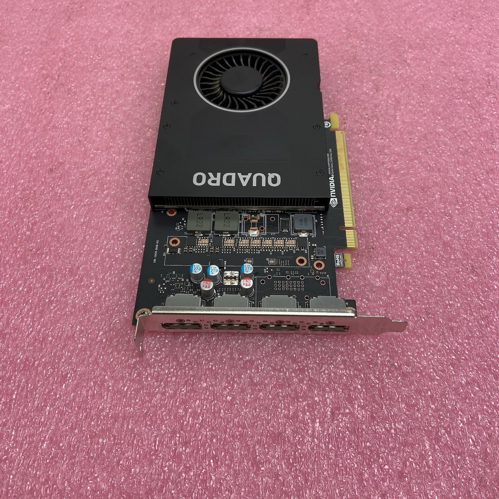 Nvidia Quadro P2200 PG420 5GB GDDR5 PCIe Graphics Card 4x DP 3