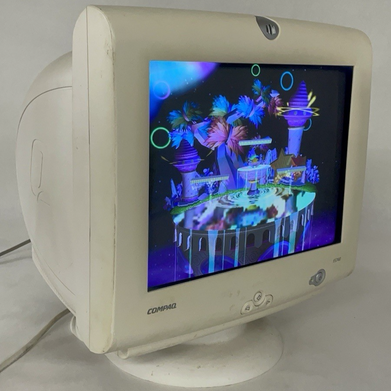 Compaq FS740 Vintage 2000 Retro Gaming 17" CRT Computer Monitor 1280x1024