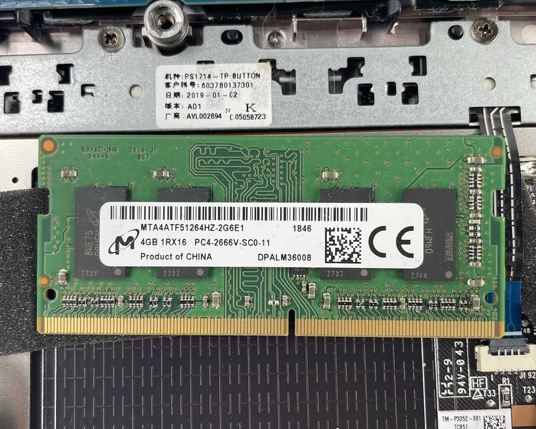 HP mt44 14" Ryzen 3 Pro 2300U 2.00 GHz 4 GB RAM No SSD/OS/AC/Batt