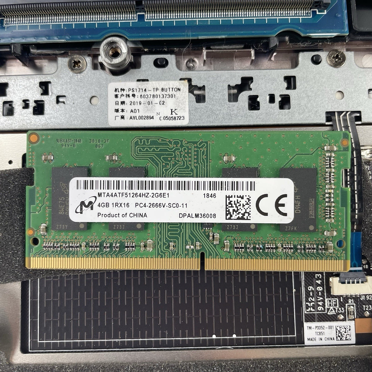 HP mt44 14" Ryzen 3 Pro 2300U 2.00 GHz 4 GB RAM No SSD/OS/AC/Batt17