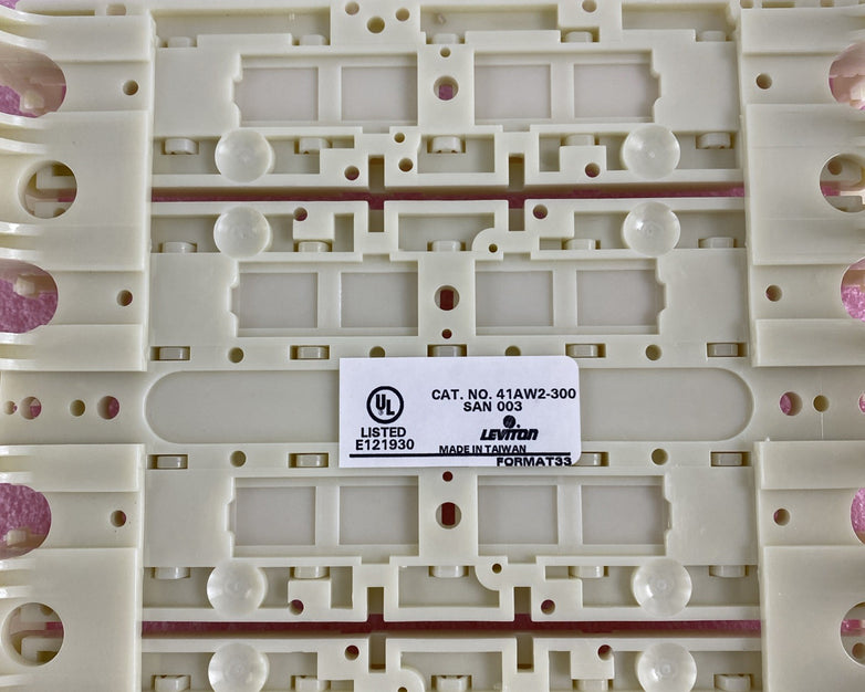Leviton 41AW2-100 Wall Mount Wiring Base W/Legs Lot of 2