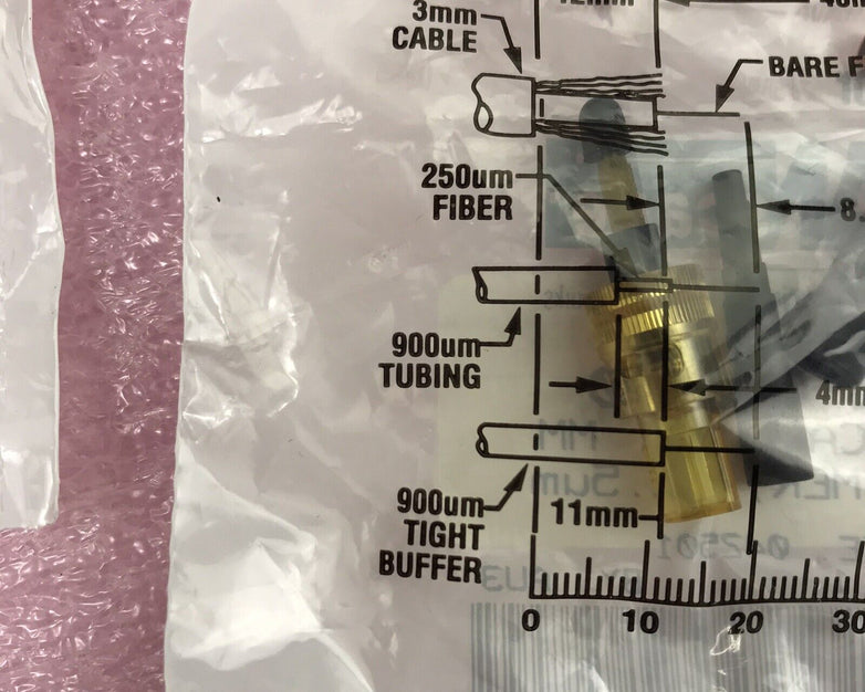 L-Com FOC-9500050 Fiber Connector UniCam ST Male 62.5/125 Multimode (Lot of 3)