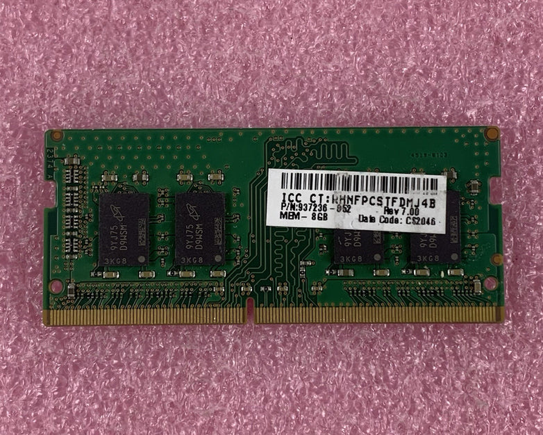 Micron MTA8ATF1G64HZ-3G2J1 8 GB DDR4-3200 PC4-3200AA 260-Pin Laptop Memory Ram