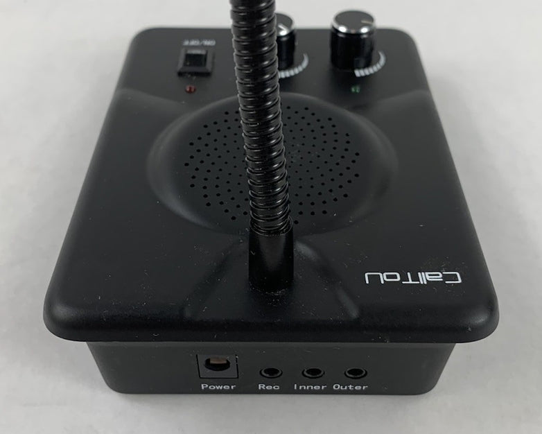 CallToU Intercom Microphone w/ AC Adapter & Wired Speaker