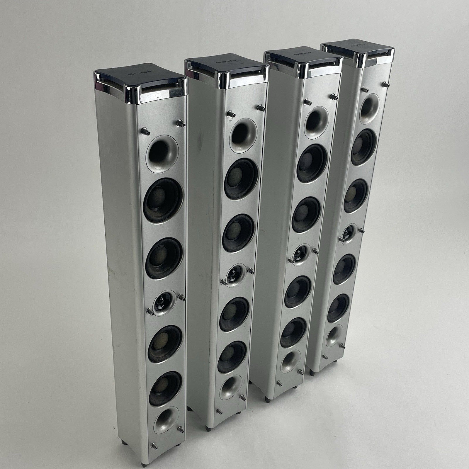 Sony SS-TS551 Surround Speakers Silver 4x0