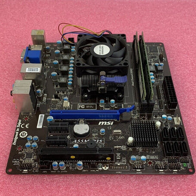MSI MS-7697 Motherboard AMD A6-3500 2.1GHz 4GB RAM w/ Shield