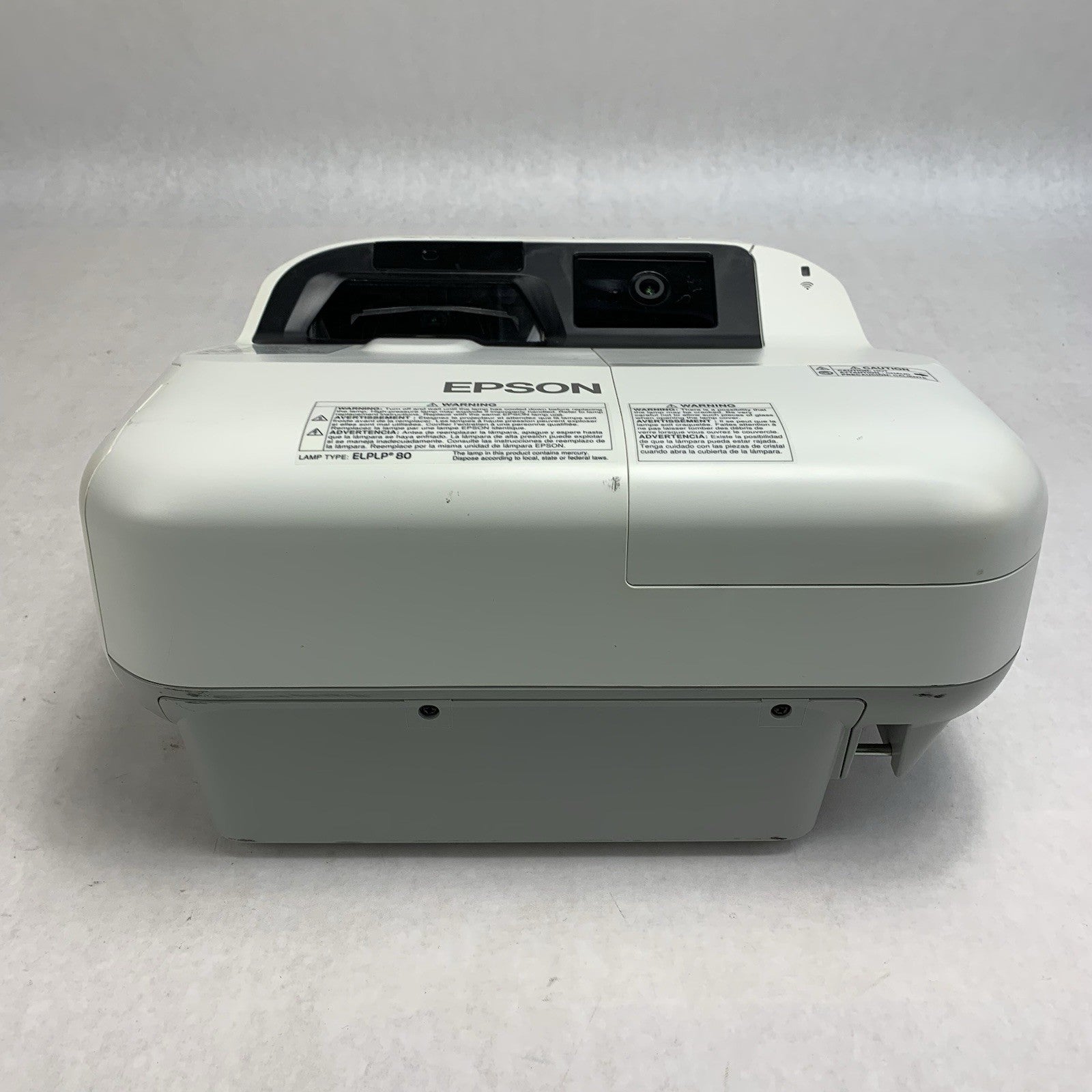 Epson H599A BrightLink 595Wi LCD Lamp Projector 2750 Lamp Hours - No Remote1