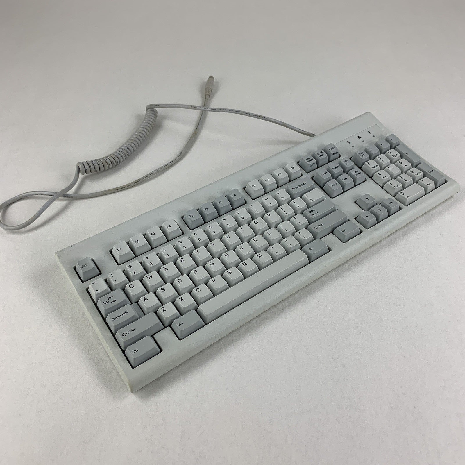 Zenith KB-5323 Clicky Vintage Keyboard PS/2 Vintage Tested