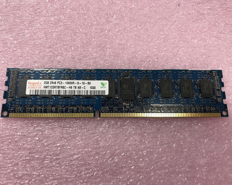 Hynix 4GB Kit 2x2GB 2Rx8 PC3-10600R-9-10-B0 Server Ram HMT125R7BFR8C